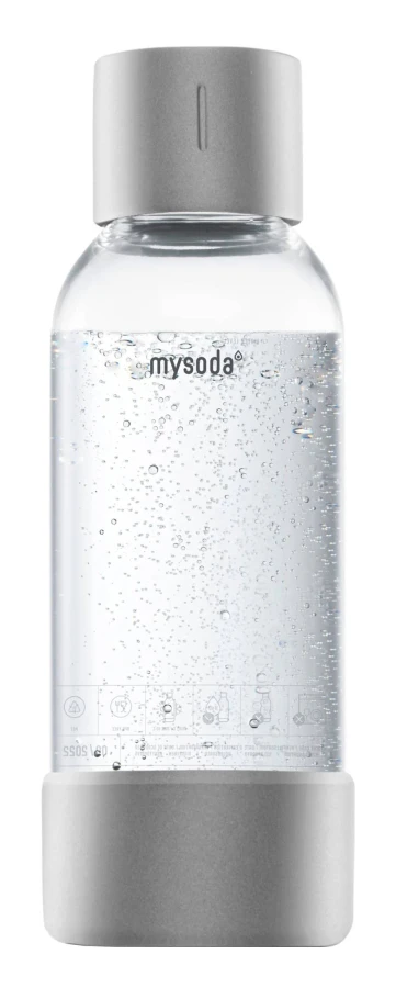 Vattenflaska 0,5 liter, Silver