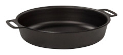 Stekpanna/Pajform Ø24 cm Kolstål Svart