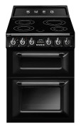 Smeg Köksspis Med Naturgas Victoria Tr62ibl2 60cm 4 Brännare Med 2 Ugnar