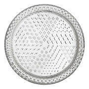 Iittala - Tundra - Tallrik / Assiett 154mm klarglas Design Oiva Toikka