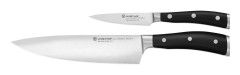 Classic Ikon Knivset 2 delar Svart, Kockkniv + Skalkniv