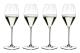 Riedel champagneglas 4-pack