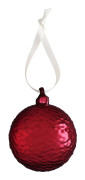 Cooee design Julgranskulor deep red, 5 cm