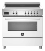 Bertazzoni PRO95I1EBIT Professional induktionsspis med singelugn, 90 cm, vit