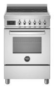 Bertazzoni PRO64I1EXT Professional induktionsspis med singelugn, 60 cm, rostfritt stål
