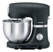 Severin KM 3898, 5,5 l, Svart, Silver, Rostfritt stål, 1000 W, 380 mm, 235 mm
