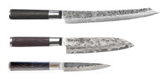 Kuro knivset 3 delar (brödsåg, petty, santoku)