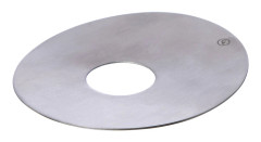 Ljusmanschett borstad aluminium 2-pack