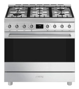 Smeg C9GMX2 Spis med gashäll Classic Rostfri 90CM