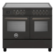 Bertazzoni PRO105I2ECAT Professional induktionsspis med dubbelugn, 100 cm, svart