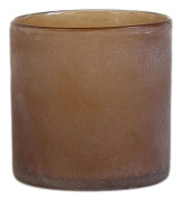 Frost ljuslykta, brown, small