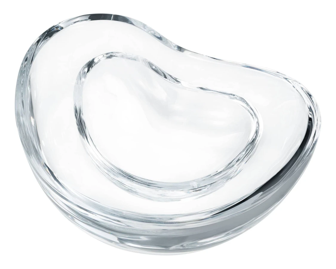 Georg jensen kaviarskål, glas