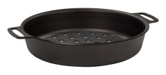 Perforerad Form Ø24 cm Kolstål Svart