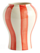 Sobremesa Stripe vas, small, röd