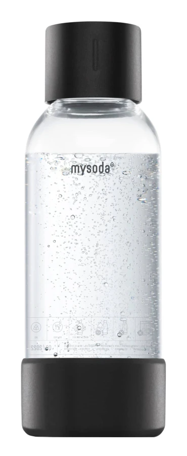 Mysoda Vattenflaska 0,5 liter, Svart