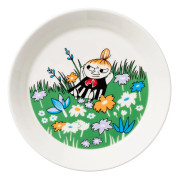Mumin Tallrik Lilla My på Ängen 19 cm Vit/Grön