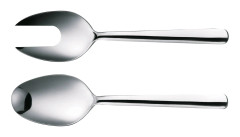 Fiskars salladset 2 delar, blank