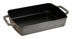 Staub Bakform Gjutjärn, 30 x 20 cm, Grafitgrå