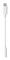 Lightning Adapter | Apple Lightning, 8-stifts | 3.5 mm Hona | Nickelplaterad | 0.10 m | Rund | PVC | Låda