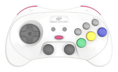 Retro-Bit PRO - White - Wireless Controller - Sega Saturn