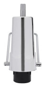 Stol Hydraulisk Pump, Justerbar Höjd 4,3 tum, Maximal Belastningskapacitet 440 lbs,Silver