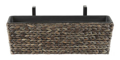 Trädgårdskruka Kawala Brun, 60x18x20 cm - Brun, 60x18x20 cm