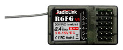 [通拓商品] Radiolink R6FG 6CH 2.4GHz Mottagare med Gyro Integrerad och HV Servo Stöd för RC4GS RC6GS RC4G T8FB Sändare
