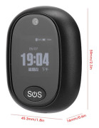 RF‑V45 4G Smart GPS-spårningshänge Enknapps SOS Anti-förlustlokalisator för äldre barn B Frekvensband