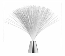 QU/Fiber Optisk Lampa - Färgskiftande LED Fiber Optisk Roterande Skrivbordslampa - Batteridriven Lampa - För Barns Sovrum, Nattlampa &