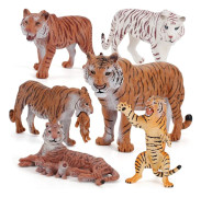 Fantasilekset, Födelsedagspresent Tigerfigurer Högkvalitativt Material Djungeldjur Figurer för Pedagogisk Leksak