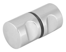 CCYKXA Dörrhandtag, Kromhandtag i aluminiumlegering för glasduschdörr/NC/