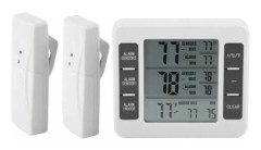 Ny digital kyl- och frysskåpstermometer med ljudlarm och trådlös sensor, Min/Max-display