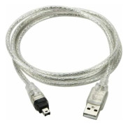 FireWire till USB Adapterkabel, 4-Pin för Sony DCR-TRV75E DV Videokamera