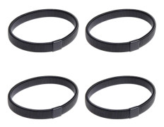 2 par Ärmhållare för skjorta, justerbara stretchiga elastiska armband hindrar manschetter från att glida, halkfria ärmhållare för skjorta i expanderbar metall