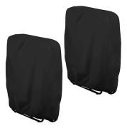 2-pack skyddande överdrag för hopfällbara vilstolar (svart, 7134110 cm), vindskydd för trädgårdsfåtöljer, överdrag för hopfällbara vilstolar.ca