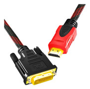 1,5M HDMI till DVI HD-kabel, TV-skärm, Projektor Konverteringskabel