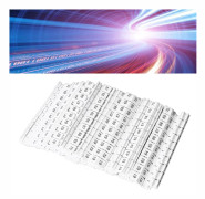 100 st Terminalmarkörer 61 till 70 Värmebeständiga Nylon Terminalblock Etiketter Märkningsetikett för UK10N