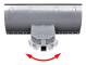 Universellt snöblad för ATV & traktor | Storlek: 100x44 cm | Färg: Stål