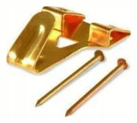 Suki PICTURE HOOK PLAT 3/2 HOLES 31X20/6PCS