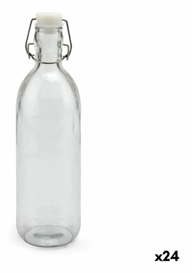Glasflaska La Mediterránea Glas 1 L (24 antal)