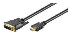 MicroConnect - Adapterkabel - HDMI han til DVI-D han - 1 m - sort