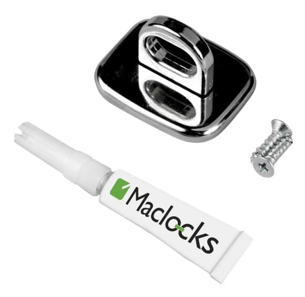 Compulocks Anchoring Point for Security Cable Locks - Säkerhetskabelankare - silver