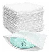 QQU-(100ST-10x20cm) Skumark Bubbelplast Flyttkartong för Porslin Flyttkartong Glas Porslin Tallrikar