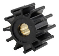 Vattenpump Impeller 12-Blad Sjövattenkylningspump Impeller Reparation för Jabsco-