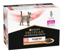 PURINA Pro Plan Veterinary Diets DM St/Ox Diabetes Management - wet cat food - 10 x 85g
