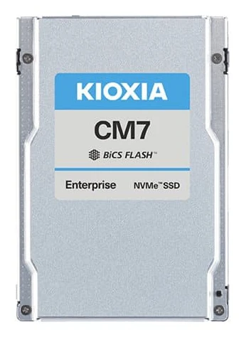 KIOXIA CM7-R Series KCMYXRUG15T3 - SSD - Företag, läsningsintensivt - 15360 GB - inbyggd - 2.5" - PCI Express 5.0 (NVMe)