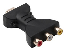 Kompatibel med HDMI till AV 3-vägs RGB RCA video ljudadapter - Hane till 3-vägs RCA video ljudadapter komponentkontakt