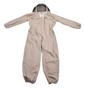 Biodlaroverall med dragkedja, avtagbar slöja och hatt, biodlingstillbehör, biodlarkläder