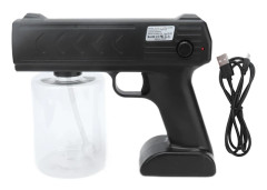 500ml Desinfektionsspruta Handhållen Bärbar Vattenspruta med Blått Ljus och USB-Laddningsfunktion
