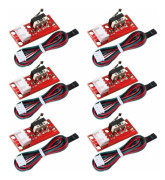 6 Stycken Mekanisk Ändlägesbrytare End Stop för 3D-skrivare RepRap Prusa Mendel CNC Arduino Mega 2560 RAMPS 1.4/NC/